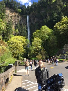 Found the time to take the Harley out to the Bridal Veil Falls